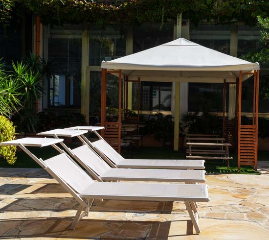 Gazebo by the pool